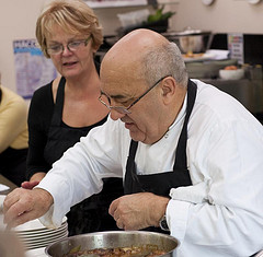 Franco Taruschio in the Chefs Kitchen