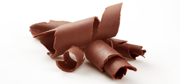 curled chocolate