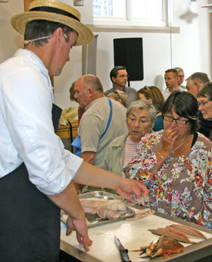 Fish Demonstration at Abergavenny Festival 2007