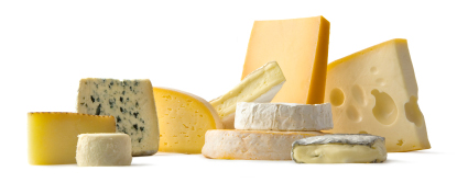 assorted cheeses